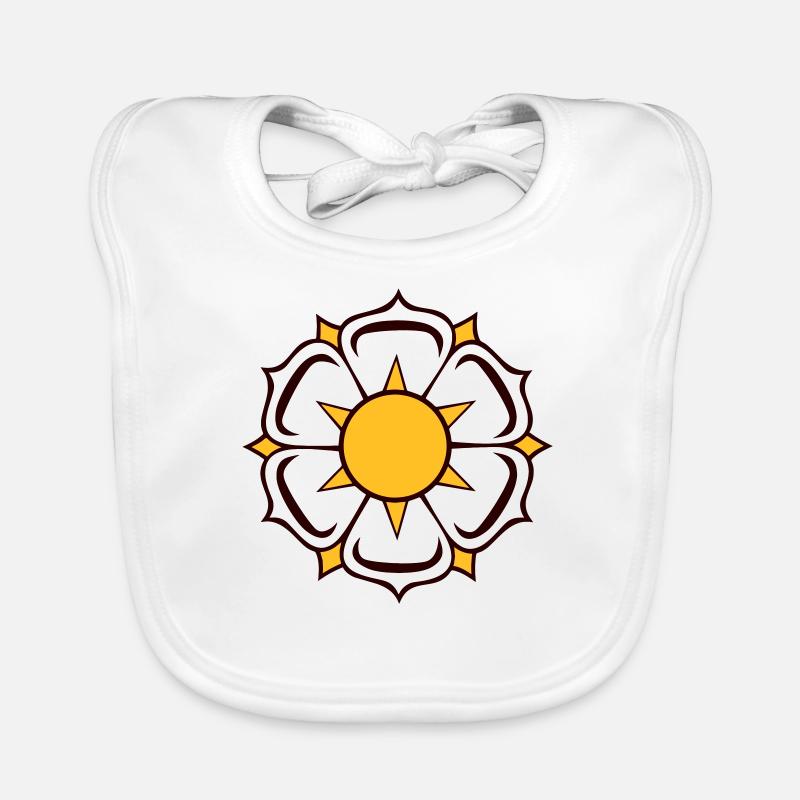 Flower VECTOR Organic Baby Bibs
