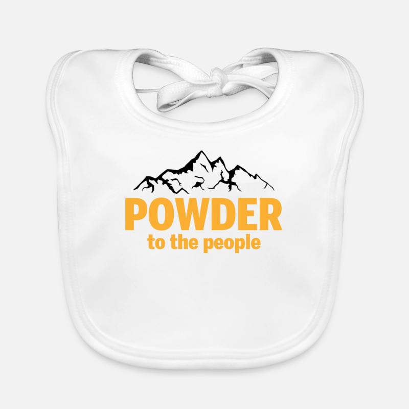 Poudre pour le peuple Bavoir bio Bébé