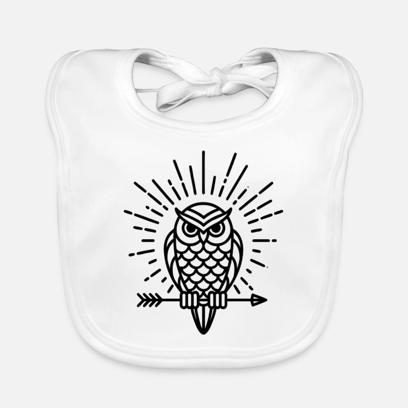 Eule Baby Bio-Lätzchen