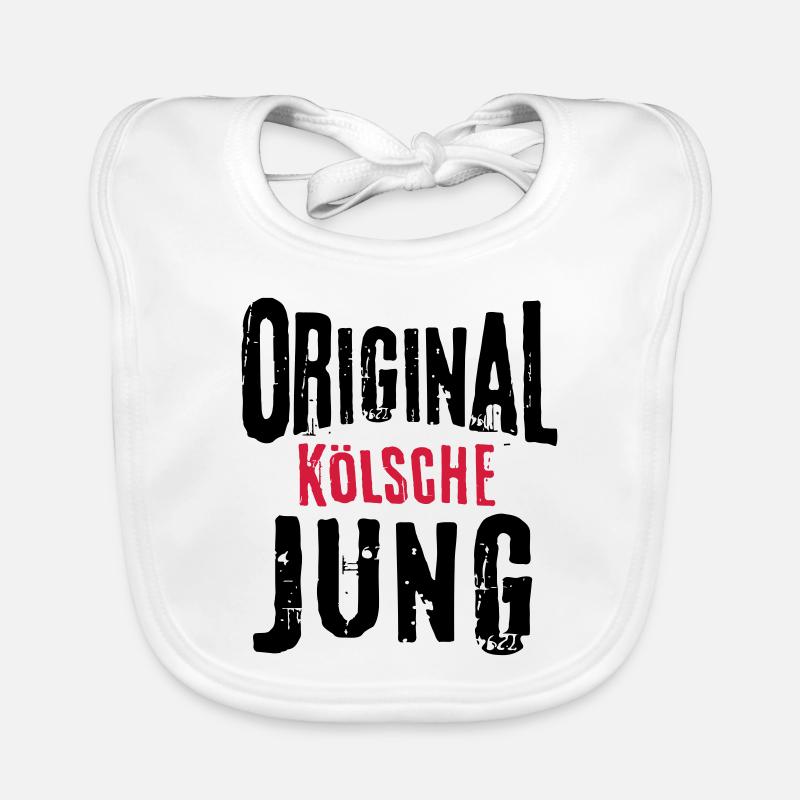 Kölsche Jung Kölner Original Geschenk Mann Köln Baby Bio-Lätzchen