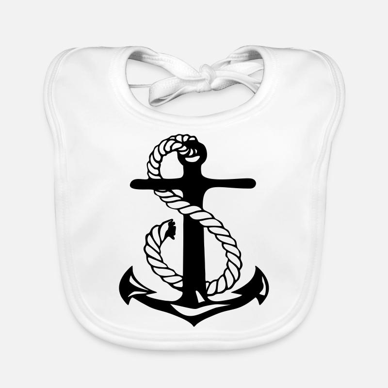 anchor skipper Organic Baby Bibs