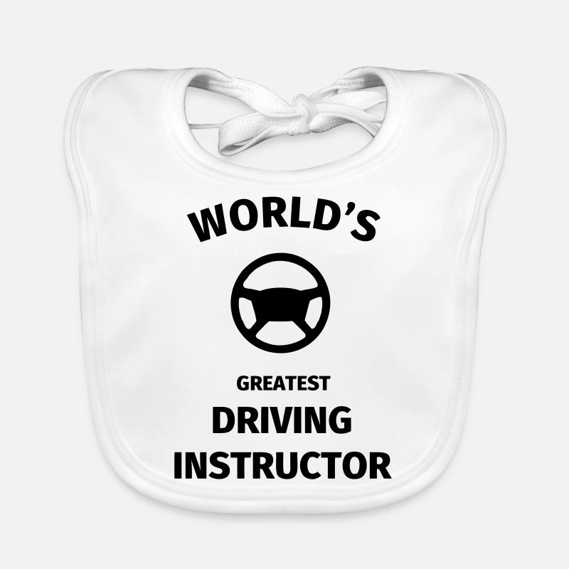 World's Greatest Driving Instructor Baby Bio-Lätzchen