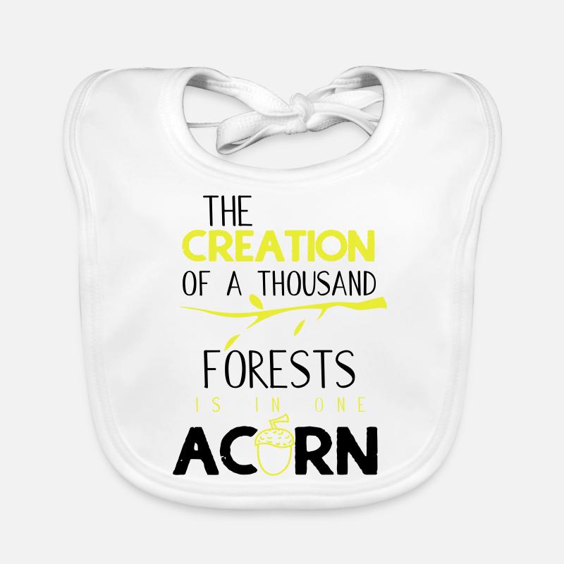 La création d'un millier de forêts Bavoir bio Bébé