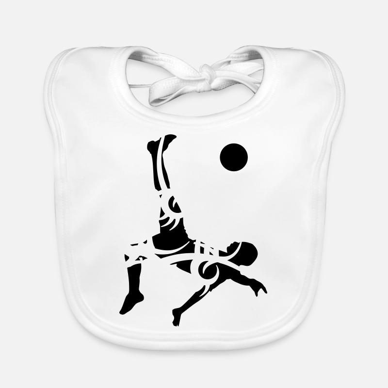 Fußball de Baby Bio-Lätzchen