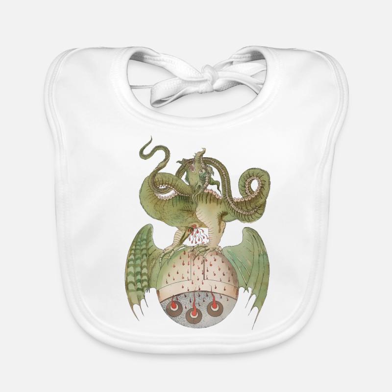 Middle Ages Dragon Organic Baby Bibs