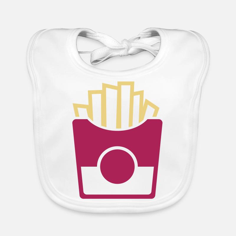 frites Pommer Bavoir bio Bébé