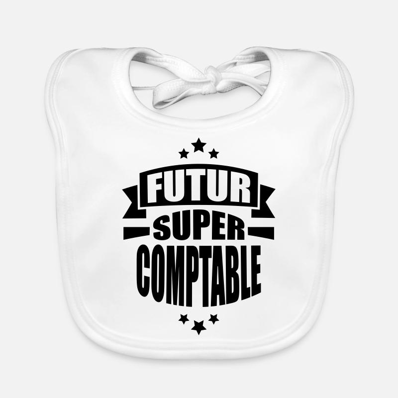 futur super comptable Bavoir bio Bébé