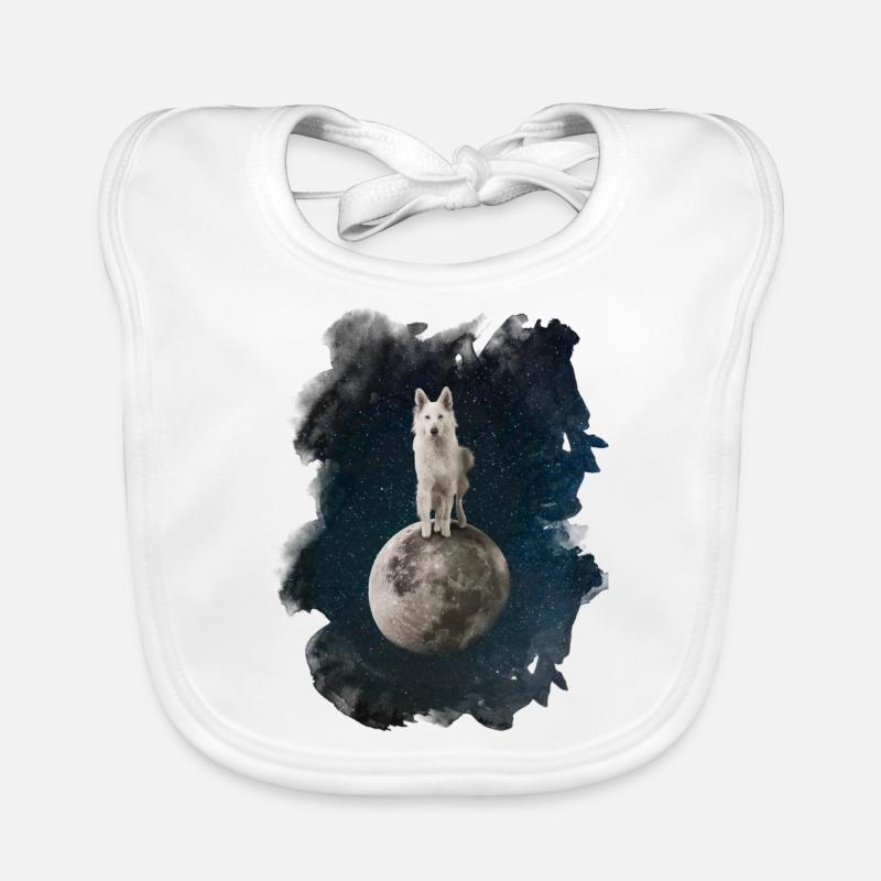 Mystical Wolf Baby Bio-Lätzchen