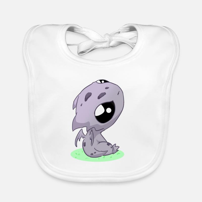 Dragon kawaii Organic Baby Bibs