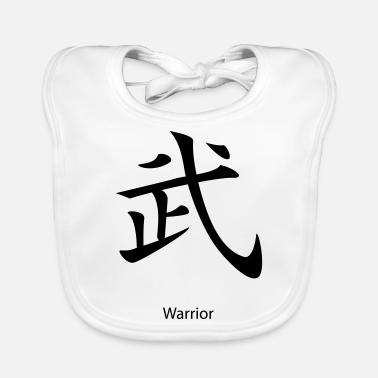 kanji Warrior Bavaglino ecologico per neonato