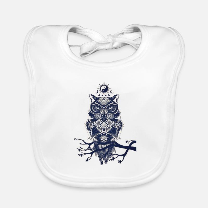 Hibou Bavoir bio Bébé