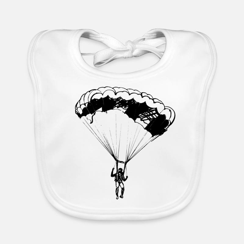 Parachute, parachutisme, parachute Bavoir bio Bébé