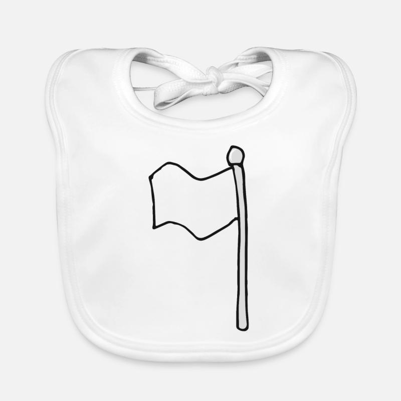 drapeau Bavoir bio Bébé