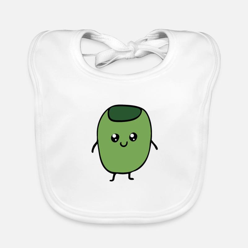 Olive fruit healthy Organic Baby Bibs