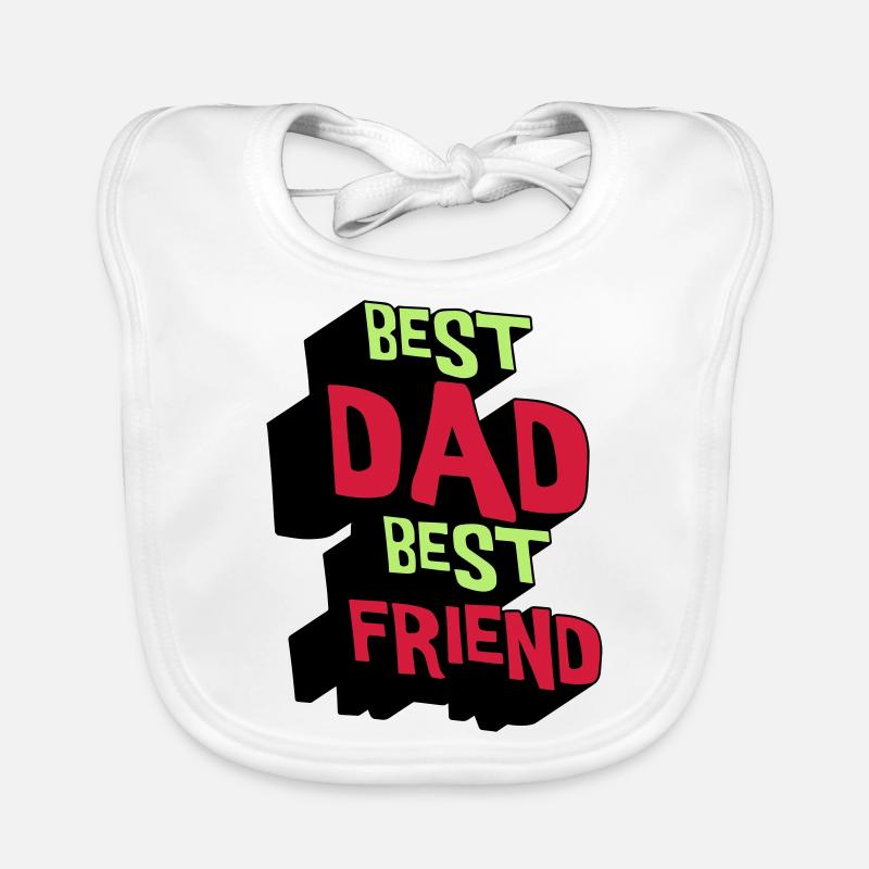 Bester Vater Bester Freund Baby Bio-Lätzchen