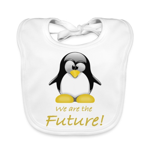 pinguin we are the future - Bavaglino ecologico per neonato