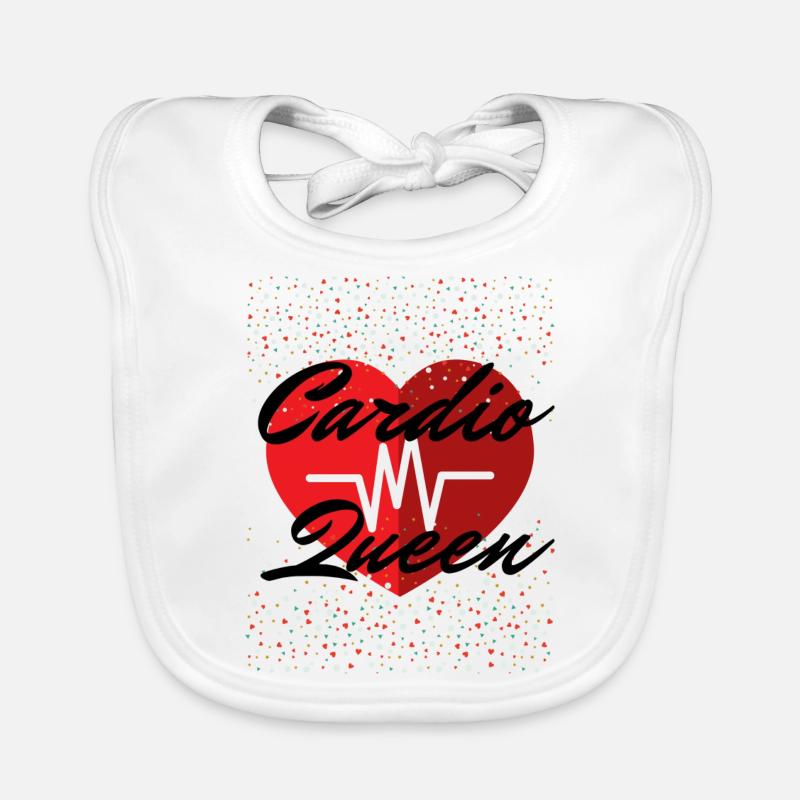 Cardio Queen Organic Baby Bibs