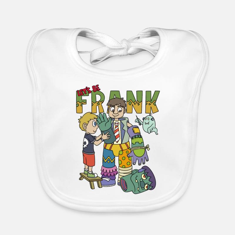 Seien wir Frank Halloween Geschenk Baby Bio-Lätzchen