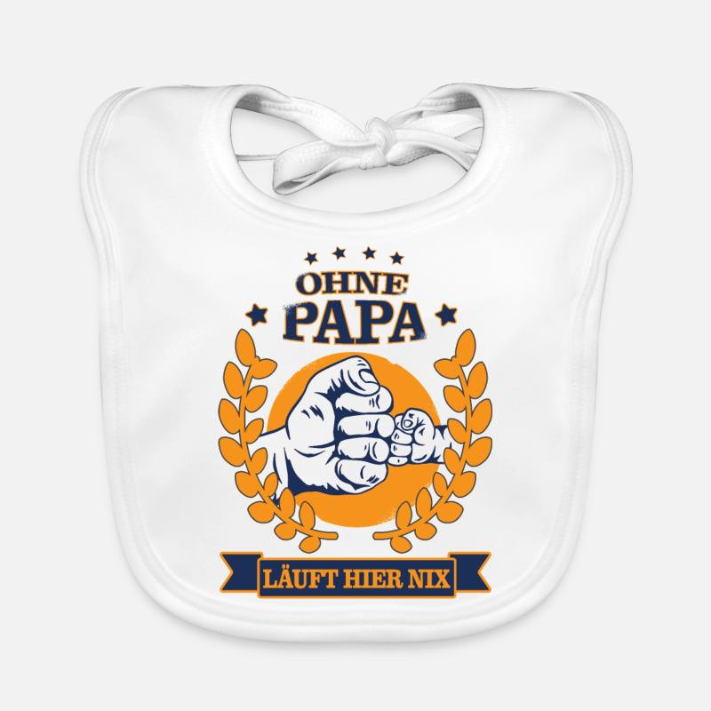 Bester Papa Baby Bio-Lätzchen