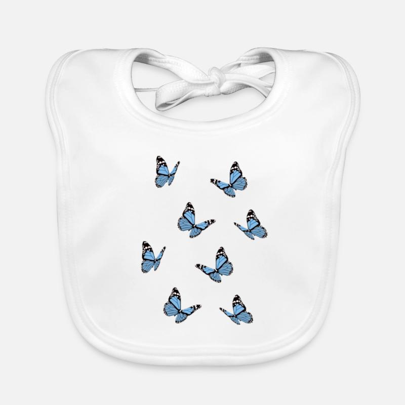 Papillons Bavoir bio Bébé