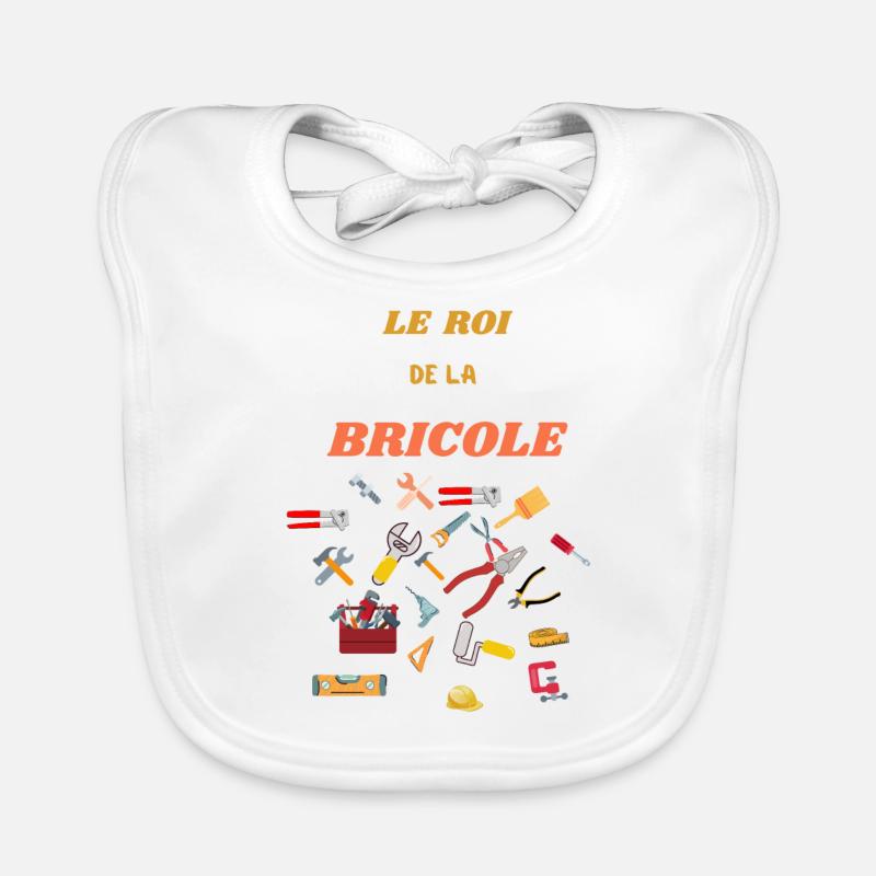 ROI DE LA BRICOLE Bavoir bio Bébé