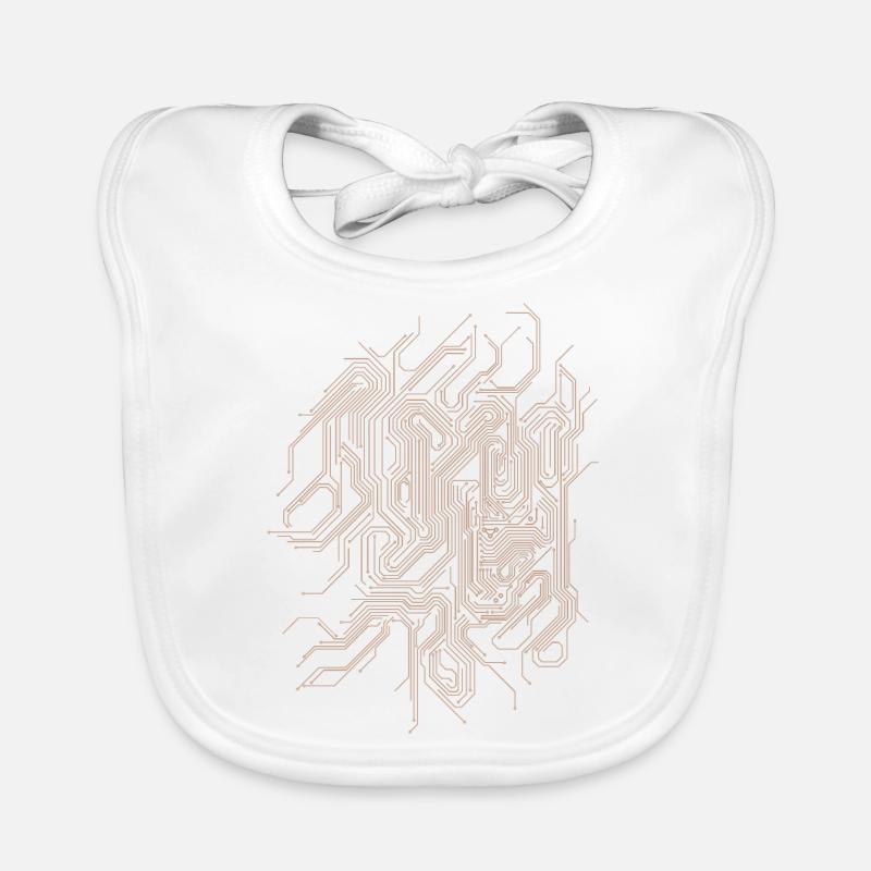 Circuit board Organic Baby Bibs