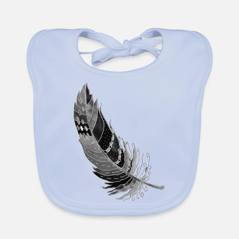 feather Organic Baby Bibs