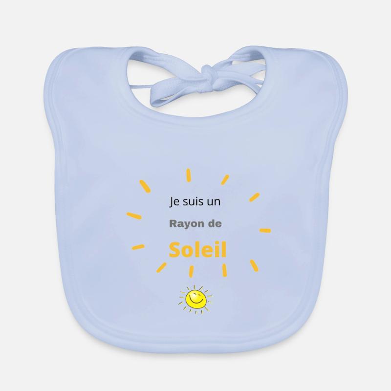 Je suis un rayon de soleil Bavoir bio Bébé