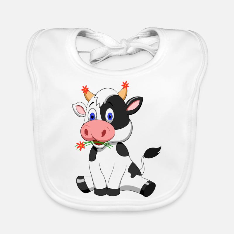 VACHES DOUCES Bavoir bio Bébé