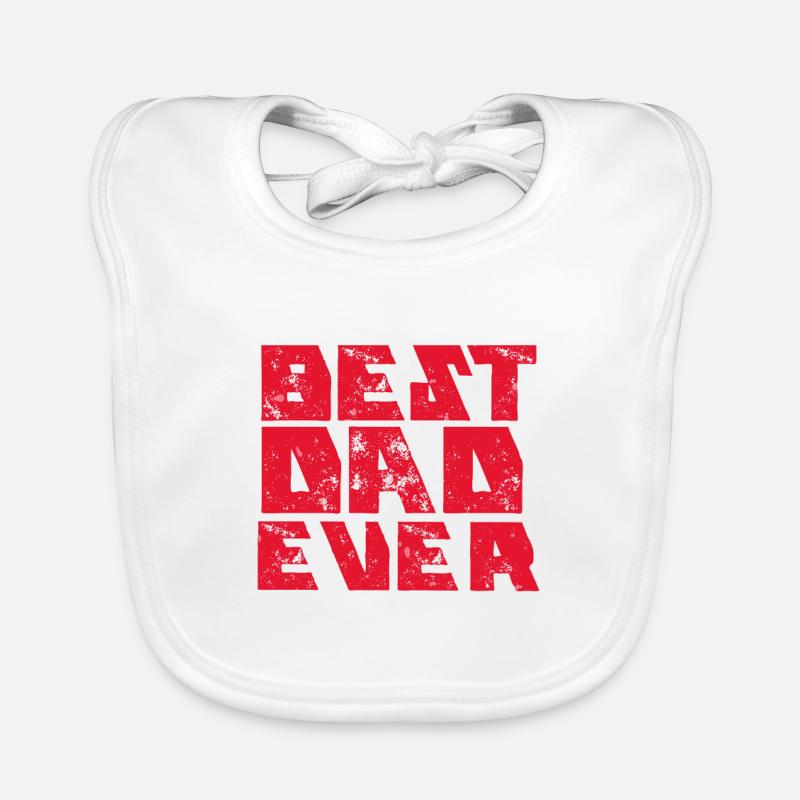 Bester Vater Papa Geschenk Baby Bio-Lätzchen