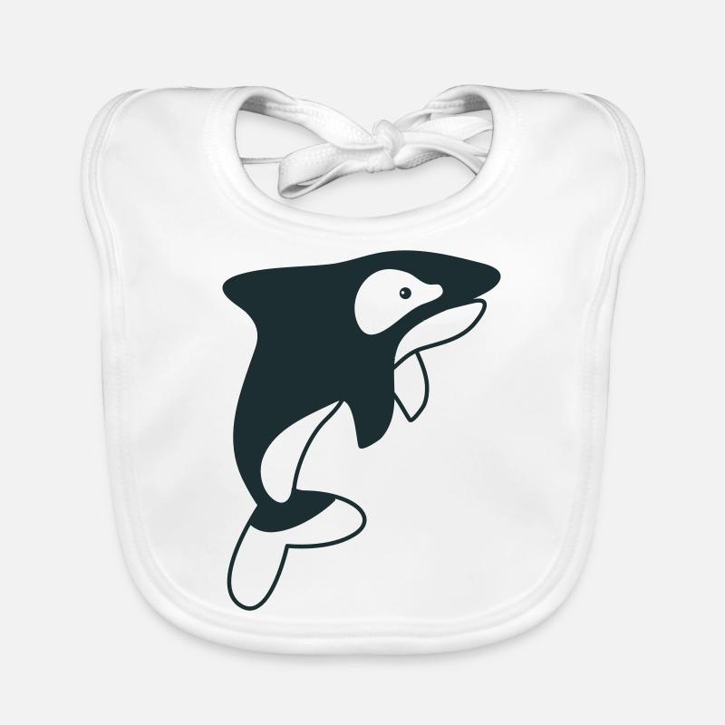 saut d’épaulard Bavoir bio Bébé