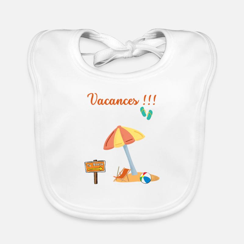 Vacances Bavoir bio Bébé
