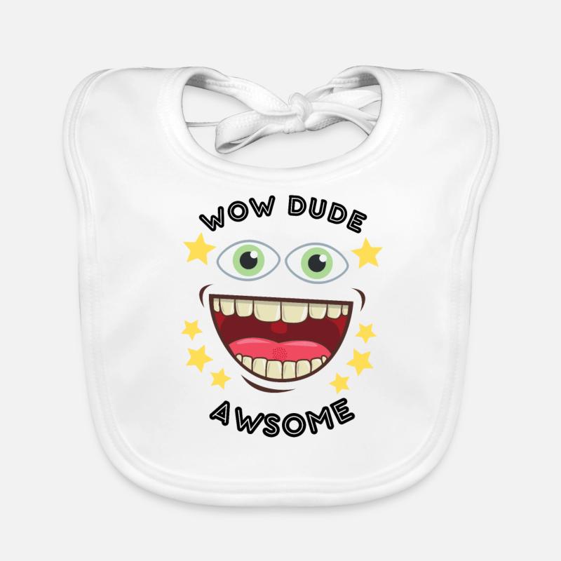 wow dude Baby Bio-Lätzchen