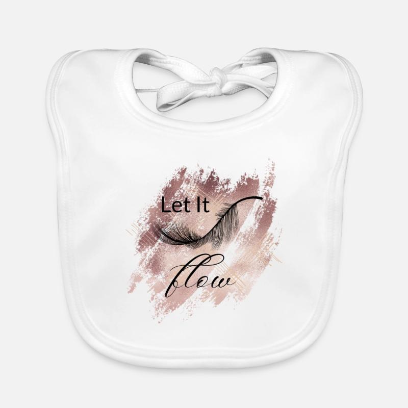 Let It Flow Organic Baby Bibs
