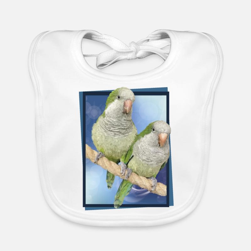 Argentine Parakeet Organic Baby Bibs