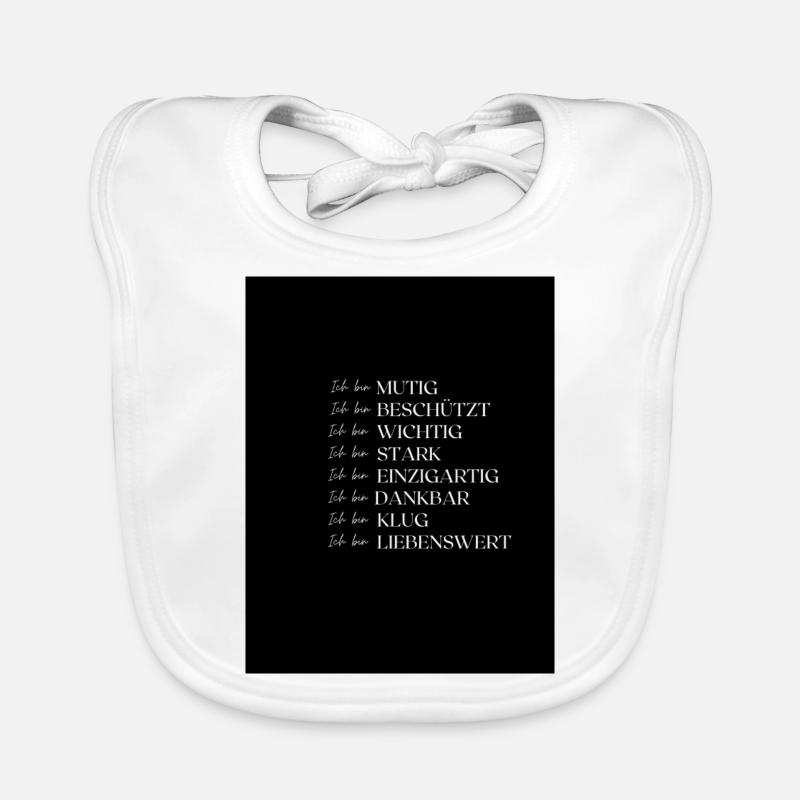 Affirmationen Baby Bio-Lätzchen