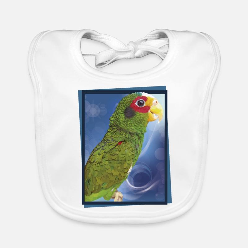 Le perroquet yucatèque Bavoir bio Bébé
