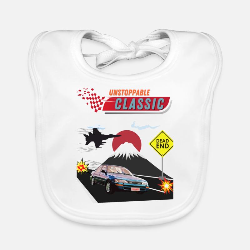 classic JPN drive Organic Baby Bibs