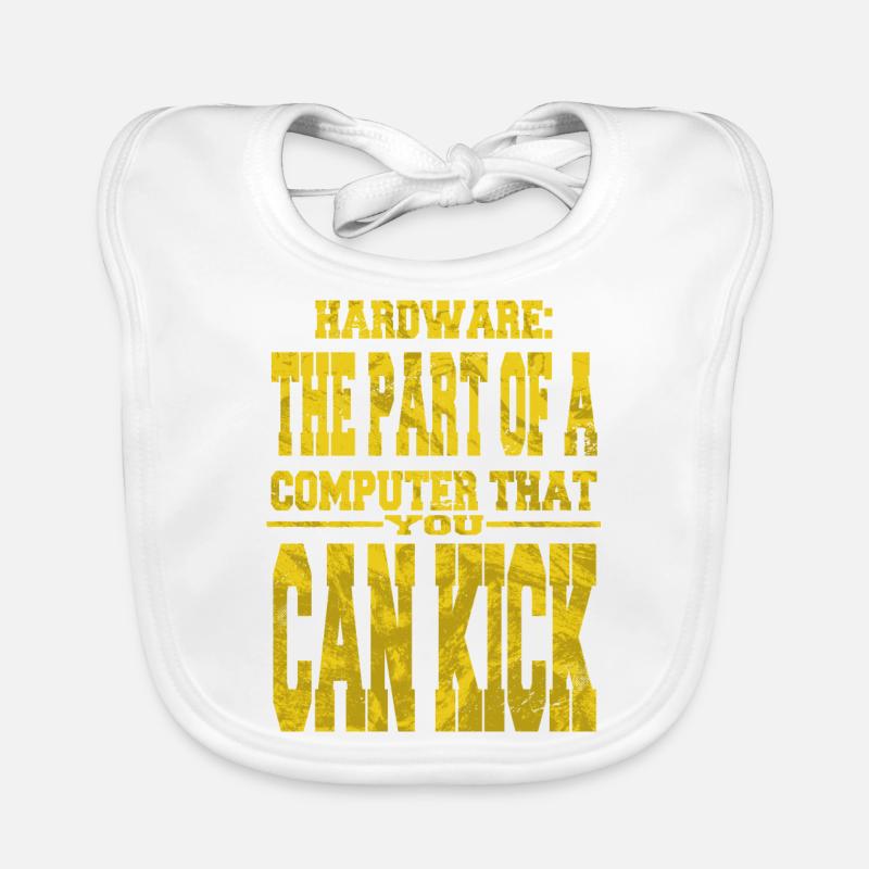 gift pc quote computer humour present idea Baby Bio-Lätzchen