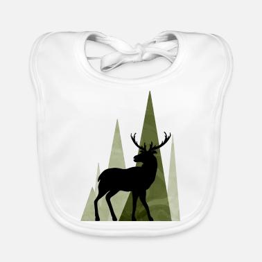 Cerf Bavoir bio Bébé