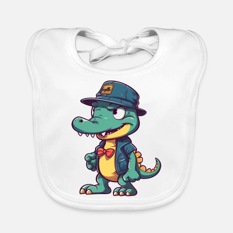 Crocodile cool Bavoir bio Bébé