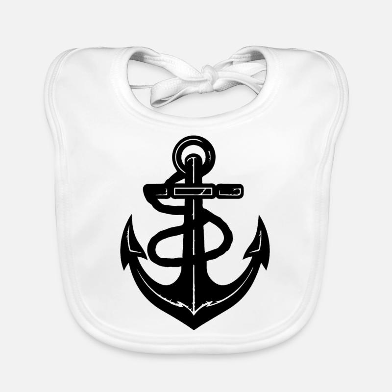 Anker Boot Schiff Nautik Baby Bio-Lätzchen