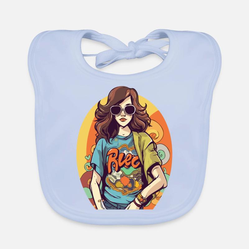 Hélène hippie Bavoir bio Bébé