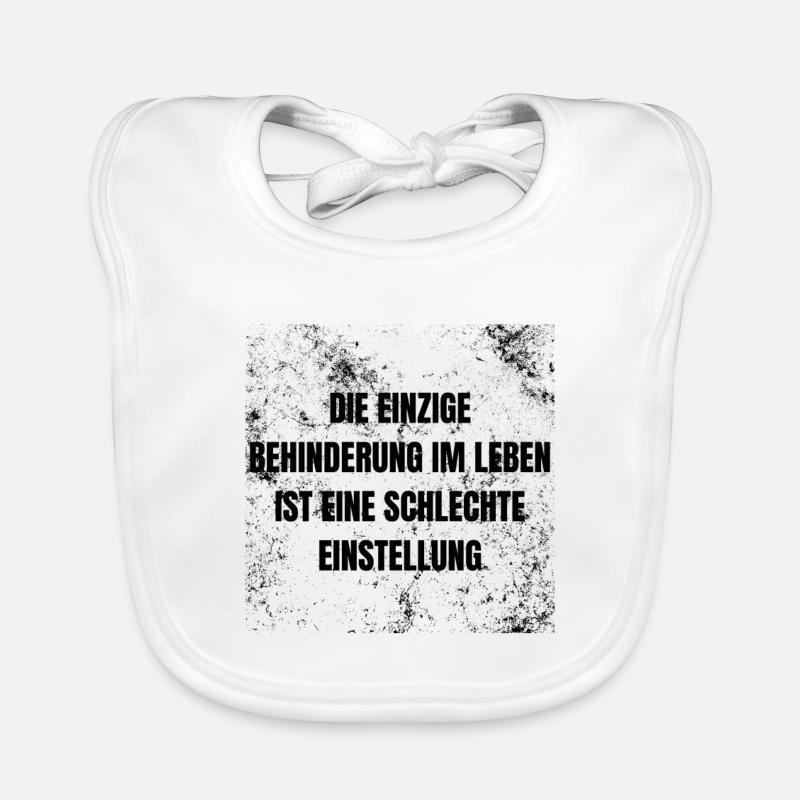 SCHLECHTE EINSTELLUNG Baby Bio-Lätzchen