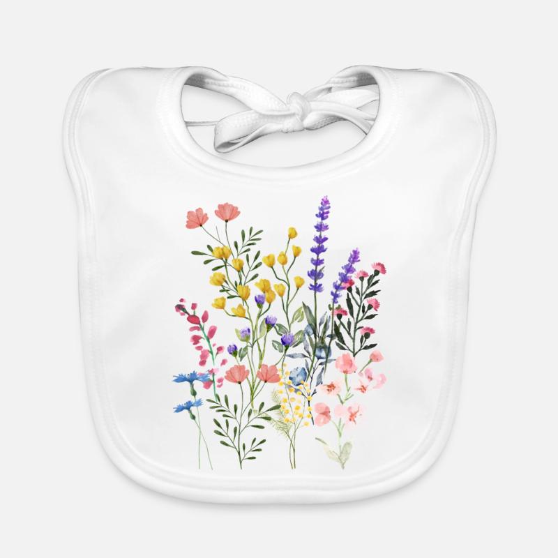 Summer meadow Organic Baby Bibs