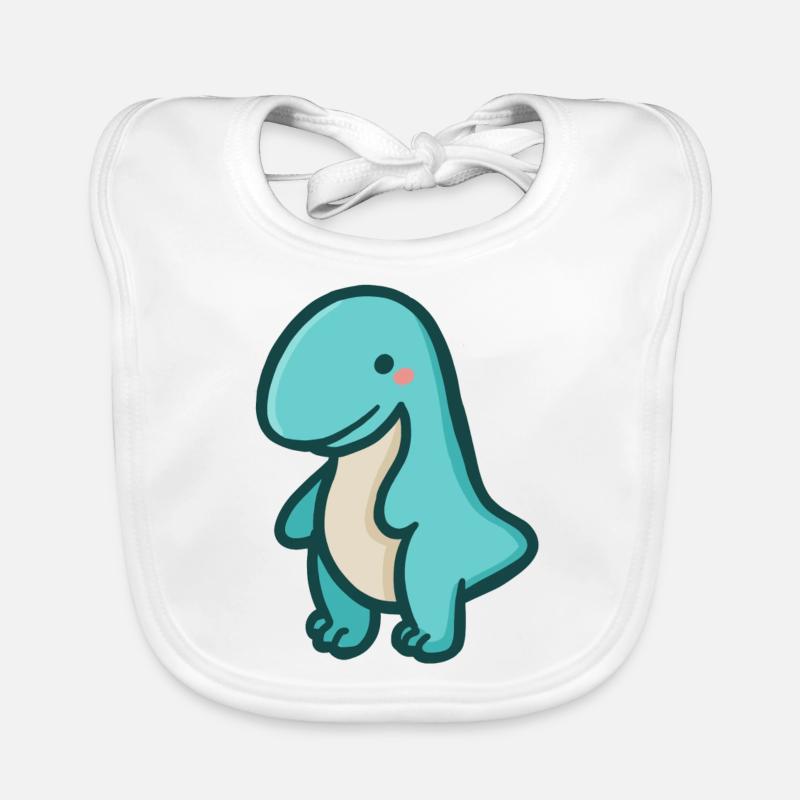 hugadino T-Rex, dino, mignon dinosaure Bavoir bio Bébé