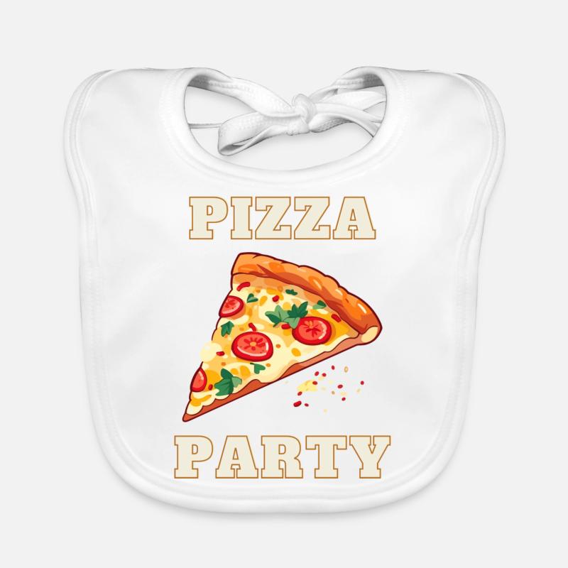 Soirée pizza Bavoir bio Bébé