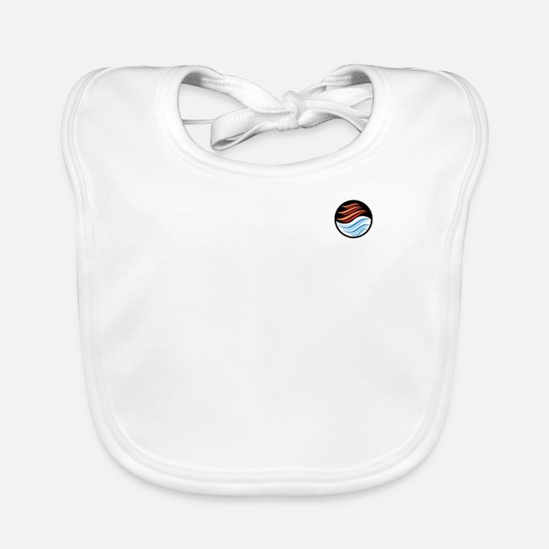 Yin et Yang Bavoir bio Bébé