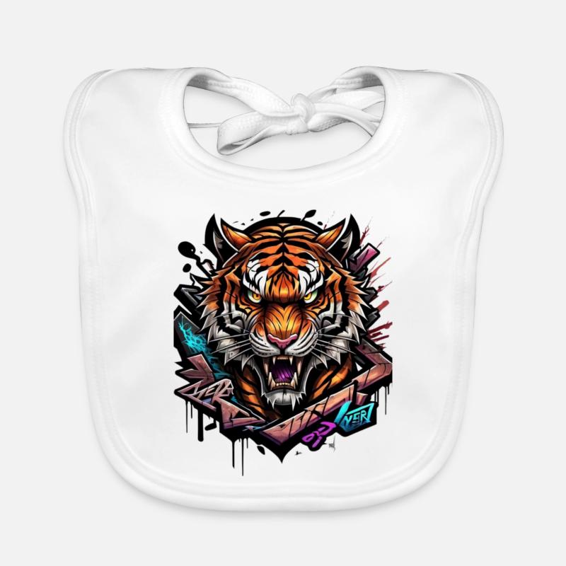 Evil Tiger Organic Baby Bibs