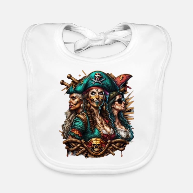 Pirates Bavoir bio Bébé